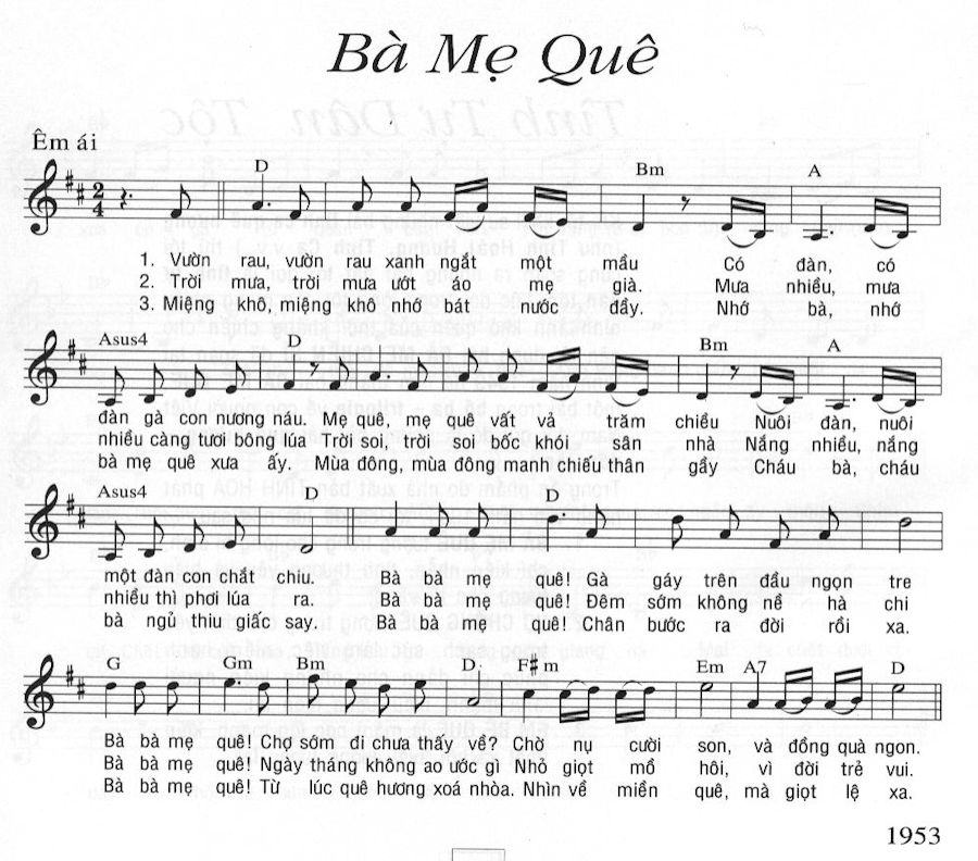 Bà Mẹ Quê Phạm Duy