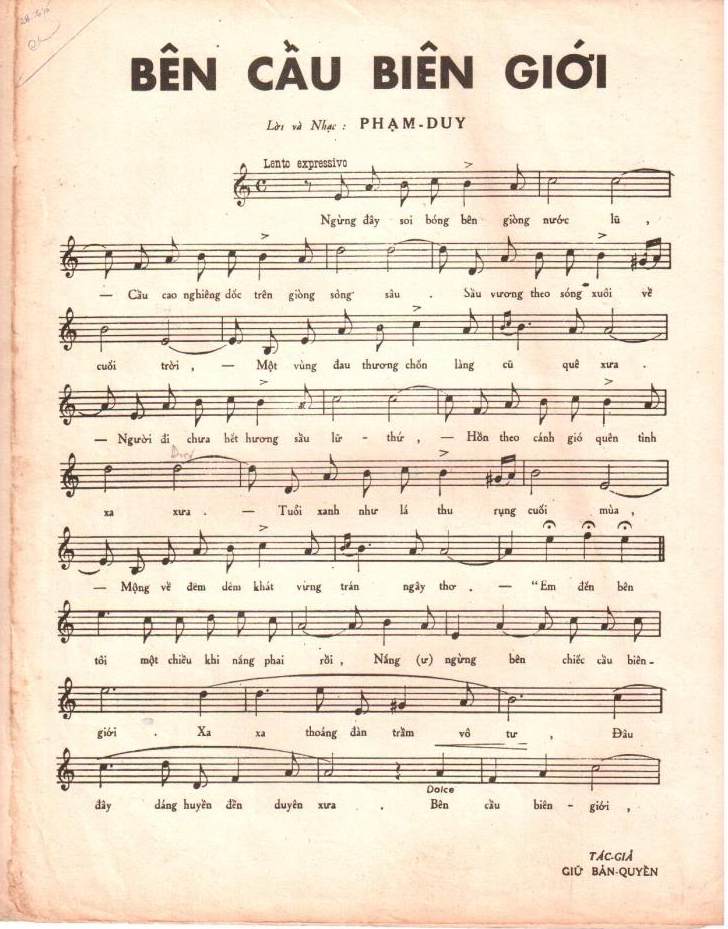 Bên Cầu Biên Giới - Phạm Duy