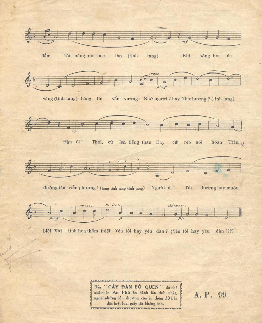 Cây Đàn Bỏ Quên - Phạm Duy