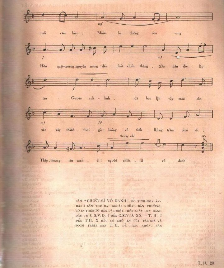 Chiến Sĩ Vô Danh - Phạm Duy