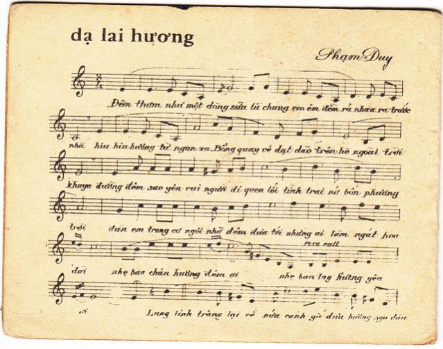 Dạ Lai Hương - Phạm Duy