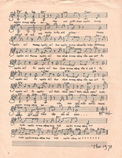 Giết Người Trong Mộng - Phạm Duy