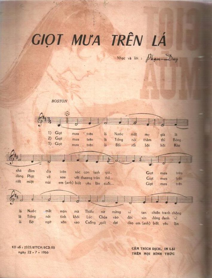 Pham Duy Giot Mua Tren La