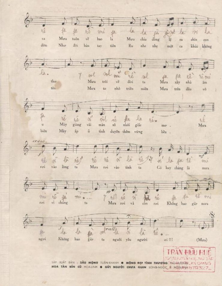 Mưa Rơi - Phạm Duy