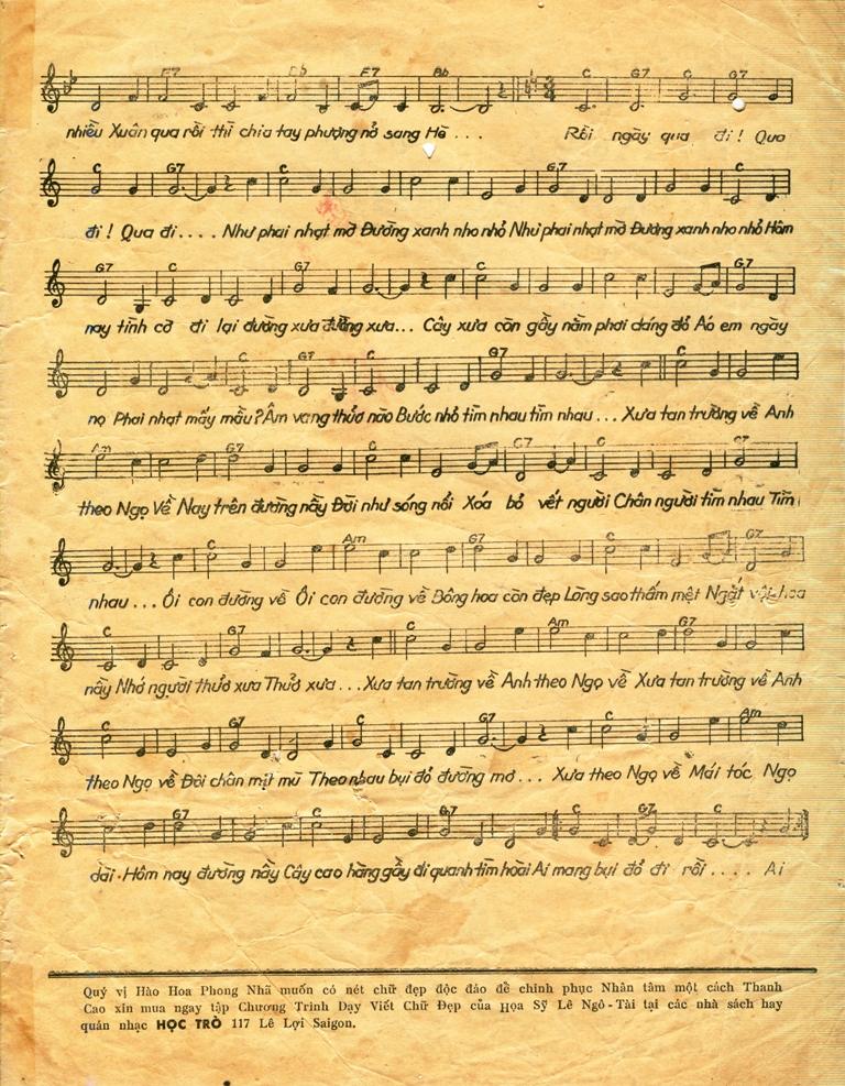 Ngày Xưa Hoàng Thị - Phạm Duy