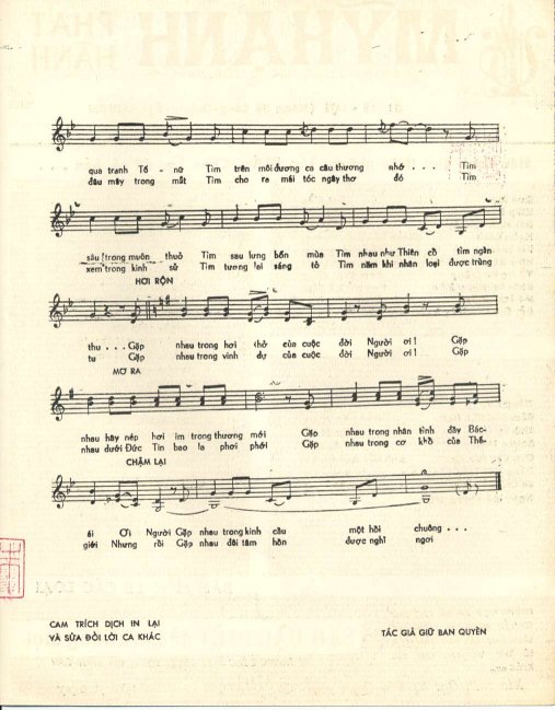 Tìm Nhau - Phạm Duy